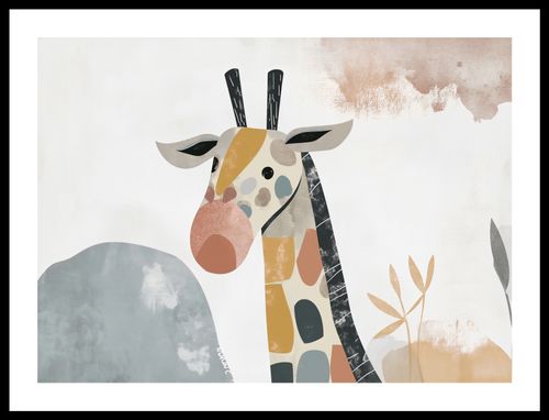 Plakat 55x40cm Żyrafa Bambino na Arena.pl