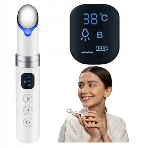 Masażer do twarzy oczu i ust 3w1 LED wibracje ciepło EyeCare Beauty na Arena.pl