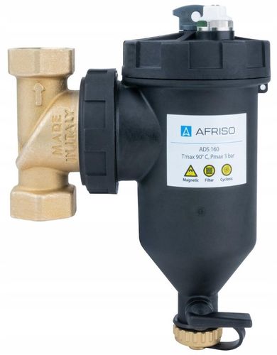 SEPARATOR FILTR ODMULNIK ZANIECZYSZCZEŃ MAGNETYCZNY INSTALACJI CO ADS160 1" na Arena.pl