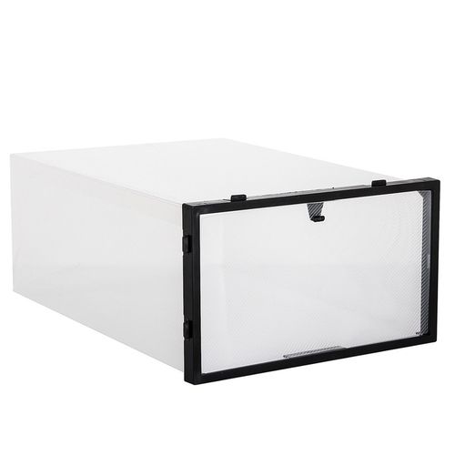 ZESTAW 10 PUDEŁEK POJEMNIKI ORGANIZER NA BUTY KLAPĄ DO SZAFY na Arena.pl