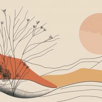 Plakat 50x50cm Pustynna Wydma