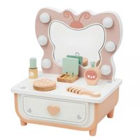 TOOKY TOY TP528 Drewniana toaletka Motyl Akcesoria