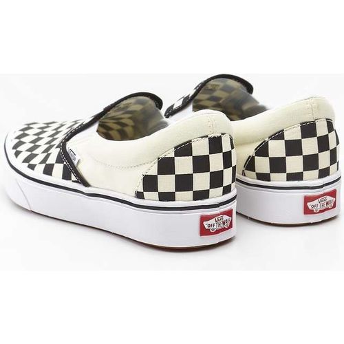 Vans COMFYCUSH SLIP ON VO4 CHECKERBOARD TRUE WHITE na Arena.pl