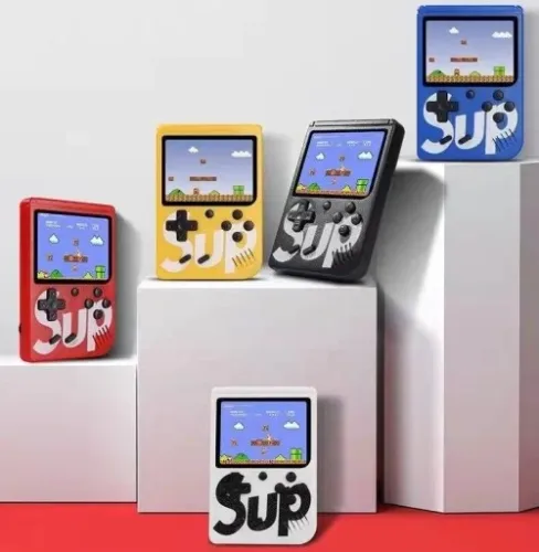 PRZENOŚNA MINI KONSOLA RETRO MARIO CONTRA PACKMAN TETRIS PINBALL 400 GIER na Arena.pl