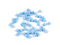 KORALIKI KULECZKI SZKLANE SZLIFOWANE DO BRANSOLETEK J. NIEBIESKI 4MM 30SZT