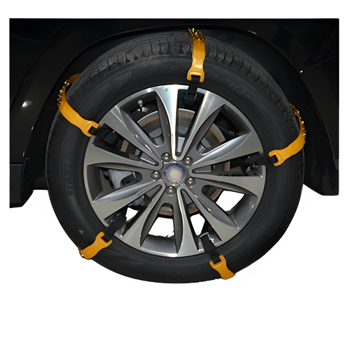 Łańcuchy Śniegowe Uniwersalne Opaski Na Koła Zimowe Antypoślizgowe Komplet na Arena.pl