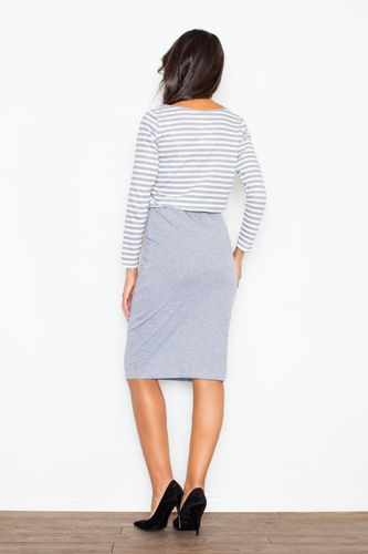 Sukienka Model 335 Grey - Figl Szary M na Arena.pl