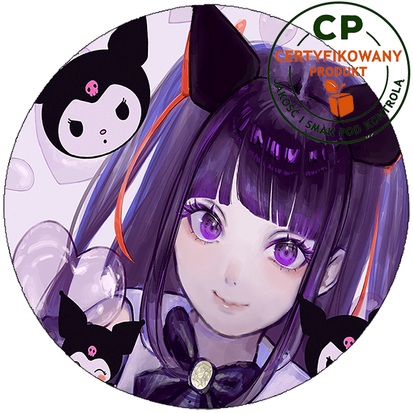 Opłatek na tort Kuromi zdjęcie 1