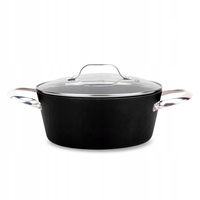 Garnek z pokrywką szklaną Rock Stone 20cm 2.2L MAESTRO MR-4420