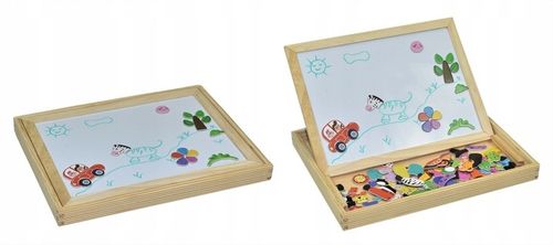 EDUKACYJNA DUŻA TABLICA MAGNETYCZNA KREDOWA na Arena.pl