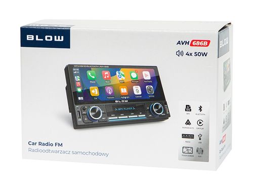 RADIO SAMOCHODOWE 2DIN 7 CALI DOTYKOWE USB-C BLUETOOTH CARPLAY ANDROID AUTO na Arena.pl