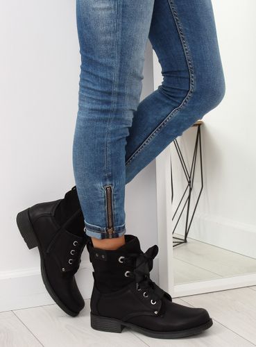Botki workery czarne 17103-13 BLACK - 36 na Arena.pl