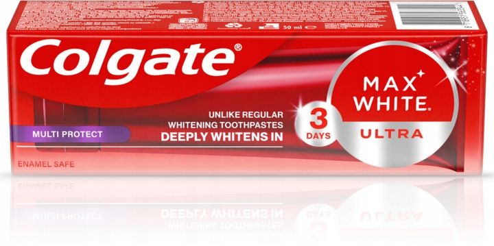 COLGATE MAX WHITE ULTRA MULTIPROTECT PASTA DO ZĘBÓW WYBIELAJĄCA 50 ML zdjęcie 6