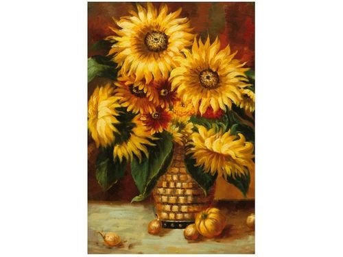 100 70CM OBRAZ PŁÓTNO KUNSZTOWNY BUKIET PŁÓTNO RAMA na Arena.pl