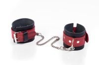kajdanki  cuffs crazy horse red, small