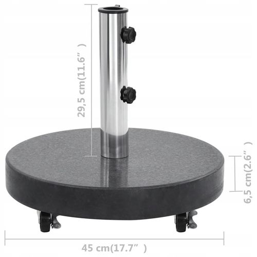 Podstawa pod parasol, granitowa, 30 kg, okrągła, na Arena.pl