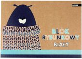 blok rysunkowy a4/20k biały kraft liner 0751 a'10