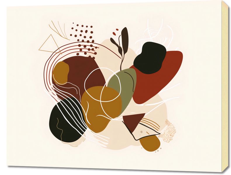 Obraz 90x70cm Organiczna Erupcja zdjęcie 1