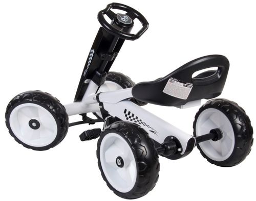Gokart Zoomie biały na Arena.pl