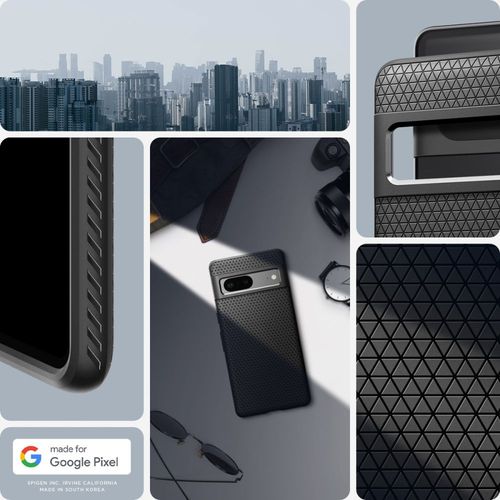 spigen liquid air google pixel 7 matte black na Arena.pl