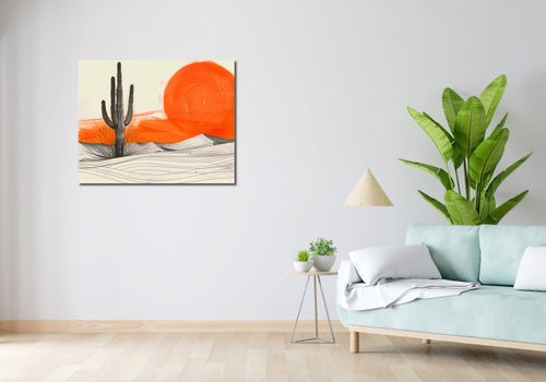 Obraz 90x70cm Kaktus Saguaro na Arena.pl