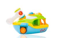 Kolorowa łódeczka z młoteczkiem dla najmłodszych