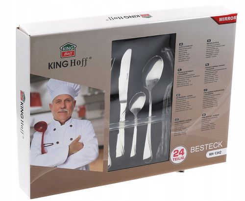 KINGHOFF SZTUĆCE 24 ELEM. POŁYSK KH-1342 na Arena.pl