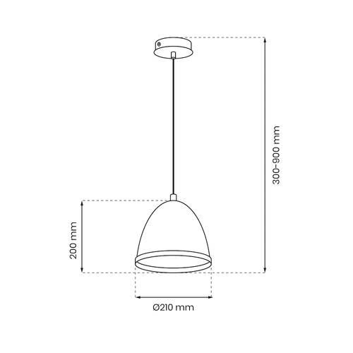 Lampa wisząca Studio Biały 1xE27 na Arena.pl