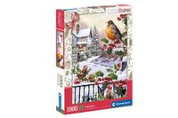 CLE puzzle 1000 ChristmasColl.Robin&Holly 81501