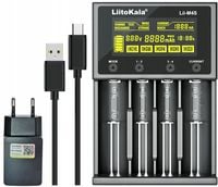 Ładowarka do baterii akumulatorów AA AAA LiitoKala Lii-M4S + adapter