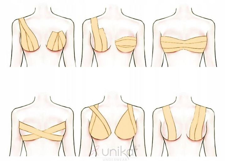 Taśma modelująca biust 5 metrów ~ Unikat ~ beż L zdjęcie 2