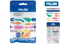 PLASTIKOWE NARZĘDZIA DO MODELOWANIA 10 SZT MILAN