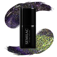 SEMILAC Lakier hybrydowy 825 Cyber Violet 7ml