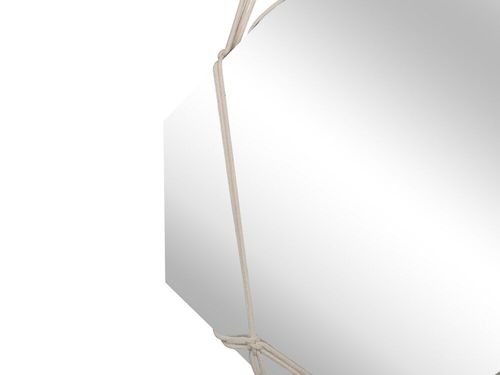 Lustro Ścienne 100 X 40 Cm Beżowe Patna na Arena.pl