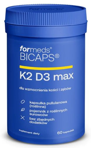 Bicaps K2 D3 MAX 60 kapsułek FORMEDS na Arena.pl