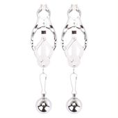 me you us clover nipple clamp silver