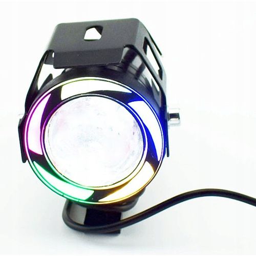 2X Halogen Motocyklowy U7C +Ring Color+Włącznik na Arena.pl
