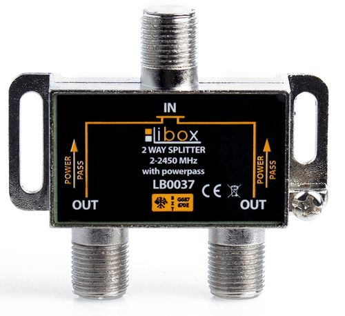 Rozdzielacz SPLITTER antenowy na 2 TV Rozgałęźnik na Arena.pl