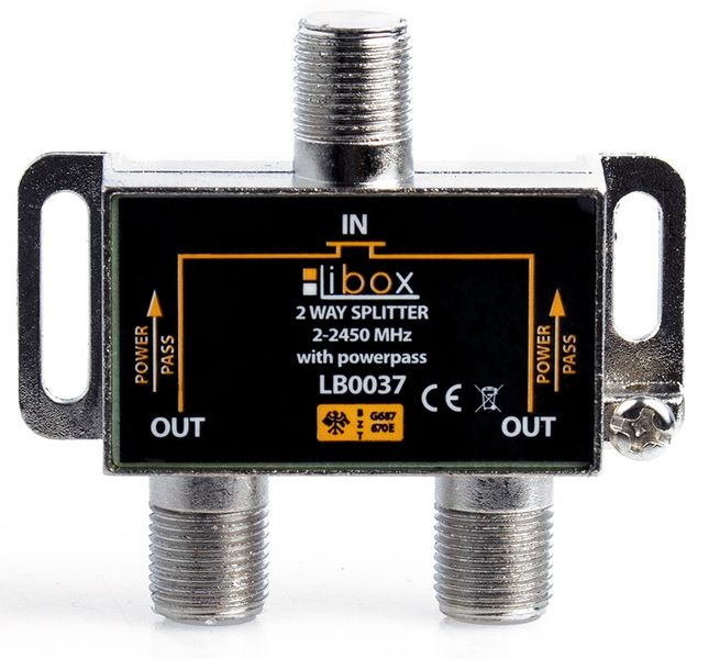 Rozdzielacz SPLITTER antenowy na 2 TV Rozgałęźnik zdjęcie 2