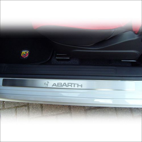 Listwa progowa FIAT 500  ABARTH Stal nierdzewna 304 mat 2szt na Arena.pl