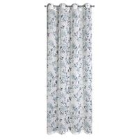 FIRANA NA PRZELOTKACH KWIATY 140X250 CM BIAŁA