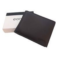 Portfel skórzany Unisex Brązowy Eono