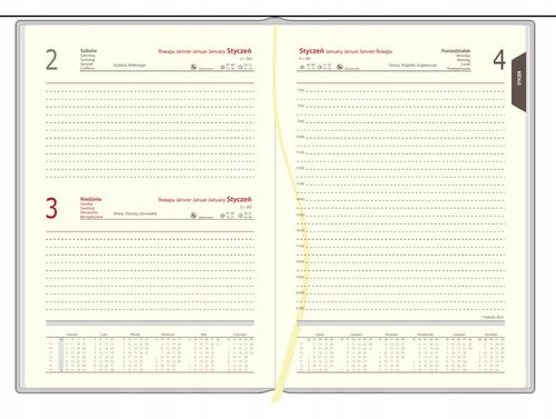 KALENDARZ A5 2026 KSIĄŻKOWY GRAWER PERSONALIZOWANY DUŻO WZORÓW + IMIĘ na Arena.pl