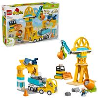 LEGO DUPLO 10476 Plac budowy z pojazdami 3 w 1 Klocki Konstrukcyjne 3+