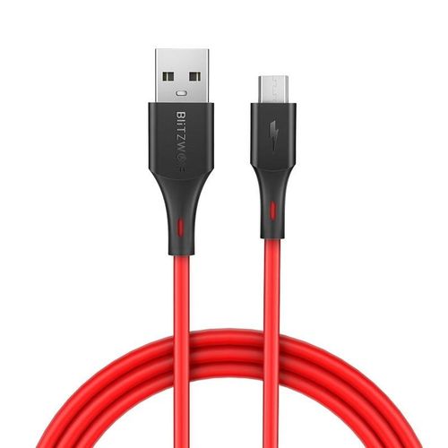 Kabel Micro USB BlitzWolf BW-MC13 2A 1m (czerwony) na Arena.pl