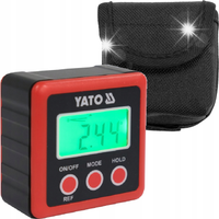 YATO KĄTOMIERZ MIERNIk KĄTA ELEKTRONICZNY Z MAGNESEM POZIOMICA