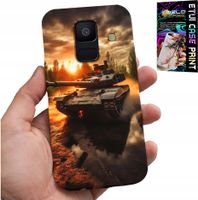 ETUI DO SAMSUNG A6 2018 - CZOŁG, WOJNA, MILITARIA, WOJSKOWE, WZORY