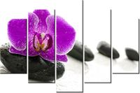 100CM 150CM OBRAZ 5 ELEM STORCZYK KAMIENIU ŚCIENNY