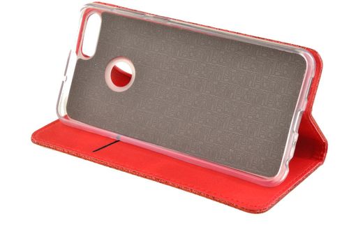 Etui Smart Brokat do HUAWEI P Smart czerwony na Arena.pl