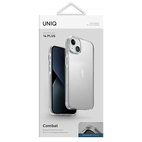 ETUI DO IPHONE 14 PLUS / 15 PLUS UNIQ COMBAT CRYSTAL CLEAR na Arena.pl